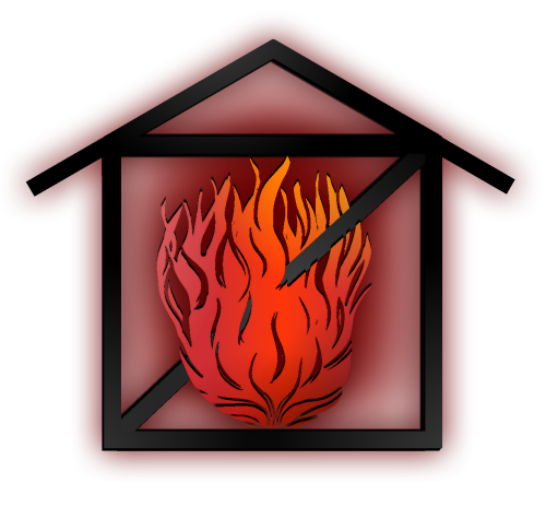 Rotes Brandschutz Logo